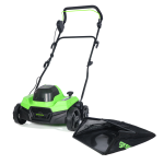 Аэратор-скарификатор Greenworks GD40SC38IIK4 40V аккумуляторный, с АКБ 4 А/ч и ЗУ