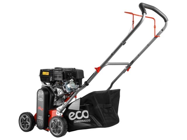 Аэратор/скарификатор бензиновый ECO SCG-400 (7.0 л.с., шир. 40 см,, 8 уровней, ручной привод, колеса 7
