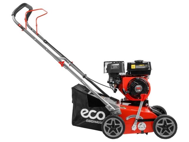 Аэратор/скарификатор бензиновый ECO SCG-400 (7.0 л.с., шир. 40 см,, 8 уровней, ручной привод, колеса 7