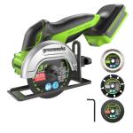Угловая шлифмашина Greenworks GD24UCS 24V (76 мм) аккумуляторная, без АКБ и ЗУ