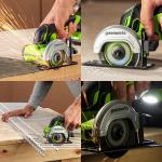 Угловая шлифмашина Greenworks GD24UCS 24V (76 мм) аккумуляторная, без АКБ и ЗУ