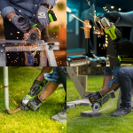 Угловая шлифмашина Greenworks GD24AGK4 24V (125 мм) аккумуляторная, с АКБ 4 А/ч и ЗУ