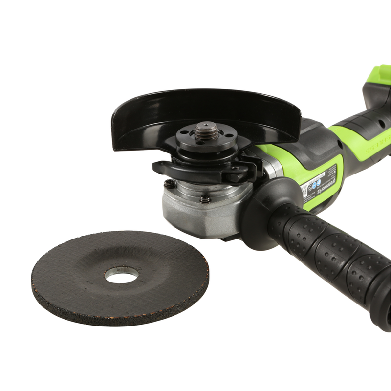 Угловая шлифмашина Greenworks GD24AGK2 24V (125 мм) аккумуляторная, с АКБ 2 А/ч и ЗУ