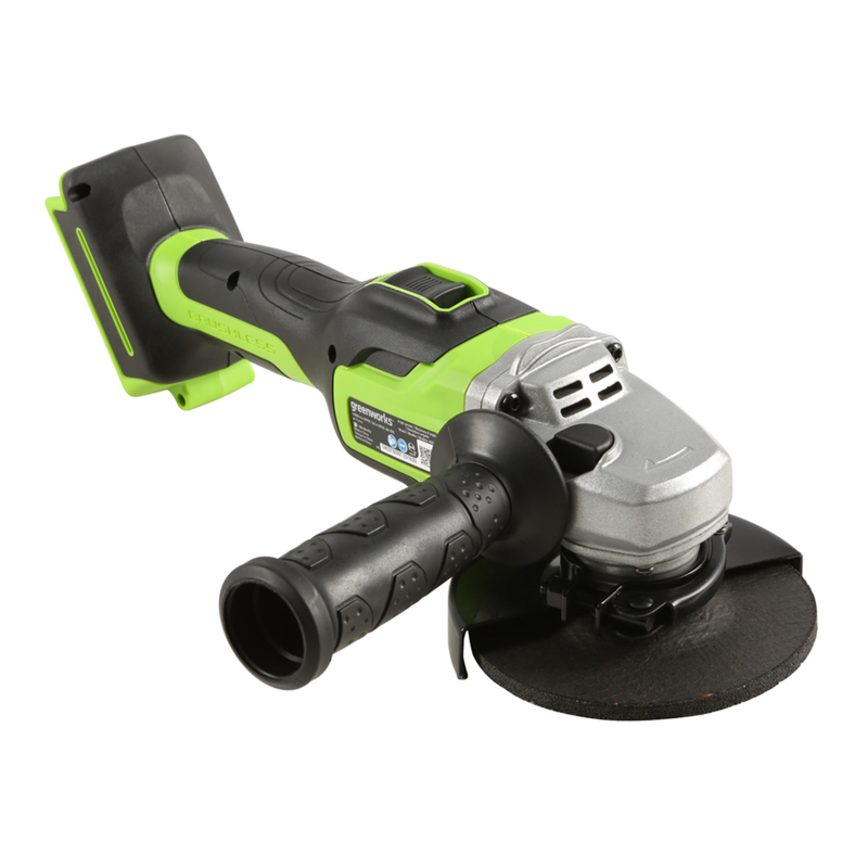 Угловая шлифмашина Greenworks GD24AGK2 24V (125 мм) аккумуляторная, с АКБ 2 А/ч и ЗУ
