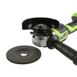Угловая шлифмашина Greenworks GD24AGK2 24V (125 мм) аккумуляторная, с АКБ 2 А/ч и ЗУ