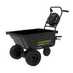Садовая тележка Greenworks 82GC 82V (106л) самоходная аккумуляторная, без АКБ и ЗУ