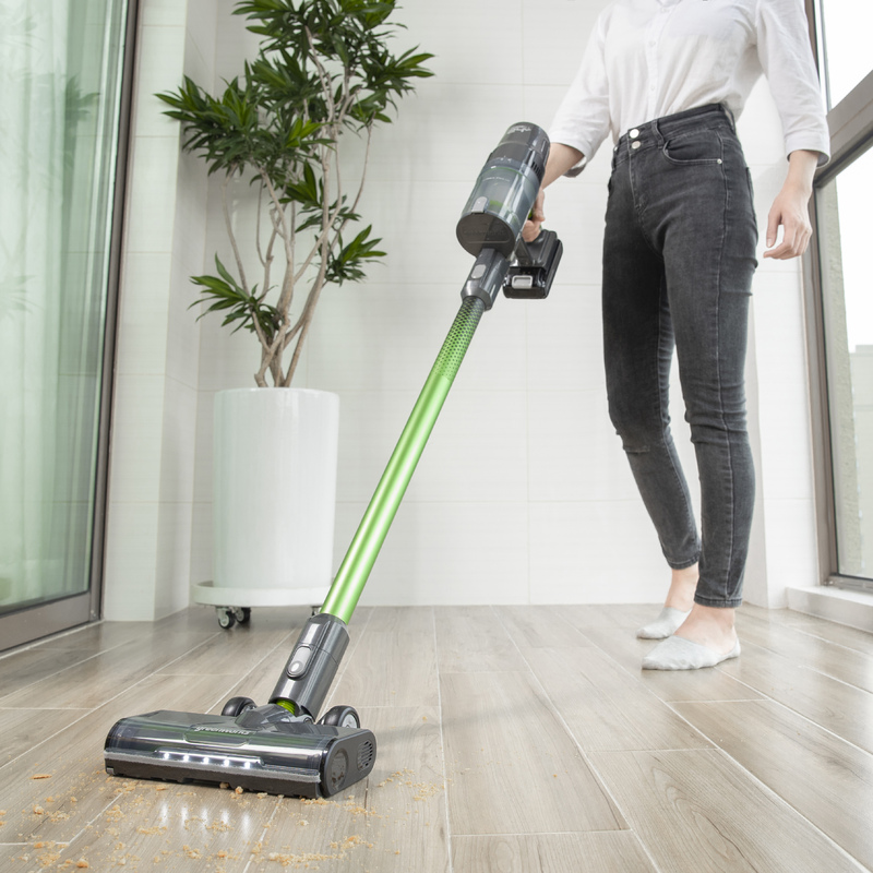 Пылесос вертикальный Greenworks GD24SV 24V аккумуляторный, без АКБ и ЗУ