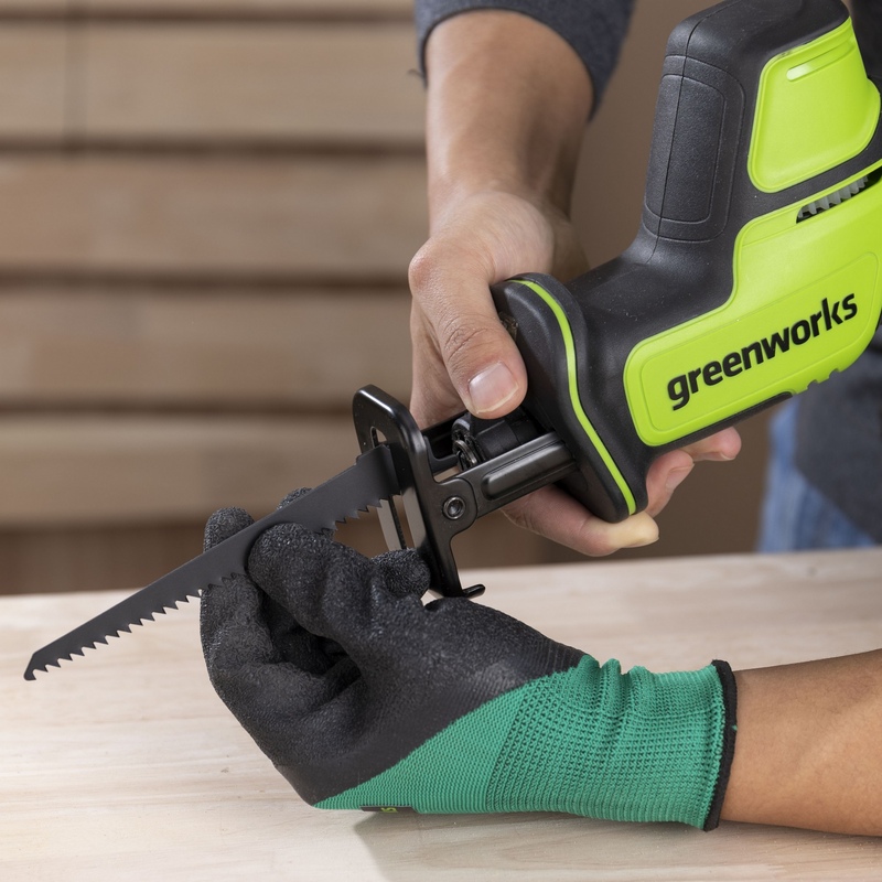 Сабельная пила Greenworks GPT-CRS-25 24V (80 мм) аккумуляторная, без АКБ и ЗУ