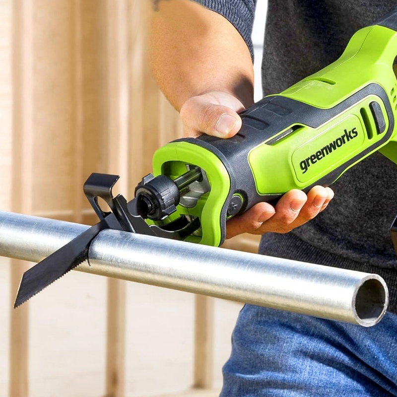 Сабельная пила Greenworks GPT-BLRS-1 24V (115 мм) аккумуляторная, без АКБ и ЗУ