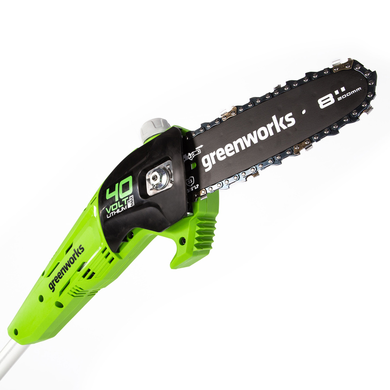 Высоторез-сучкорез Greenworks G40PSF 40V (20 см) аккумуляторный, без АКБ и ЗУ