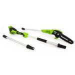 Высоторез-сучкорез Greenworks G40PSF 40V (20 см) аккумуляторный, без АКБ и ЗУ