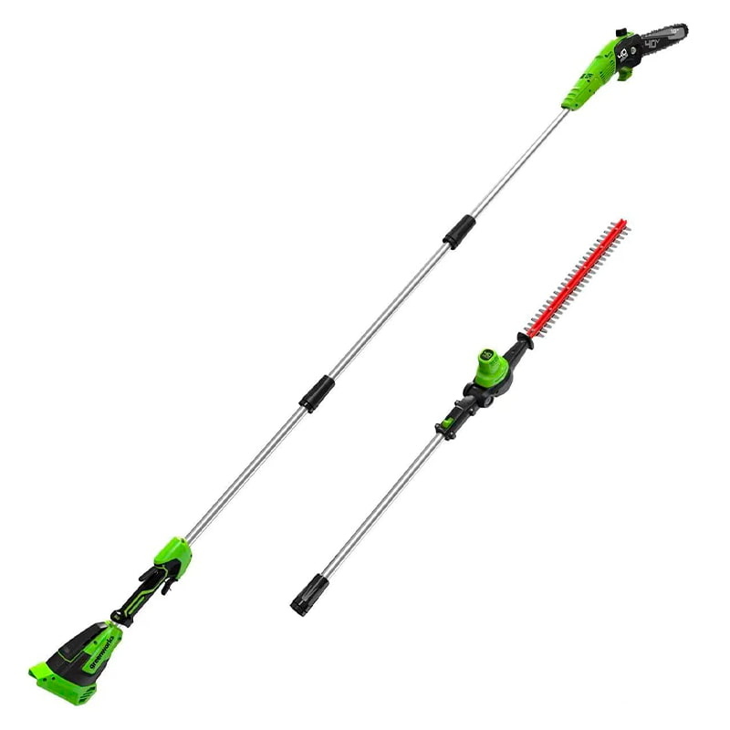 Высоторез-Кусторез 2в1 Greenworks G40PSH 40V (51 см / 25 см) аккумуляторный, без АКБ и ЗУ