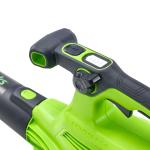 Воздуходувка-пылесос Greenworks GD40BVII 40V (370 км/ч) аккумуляторная, без АКБ и ЗУ