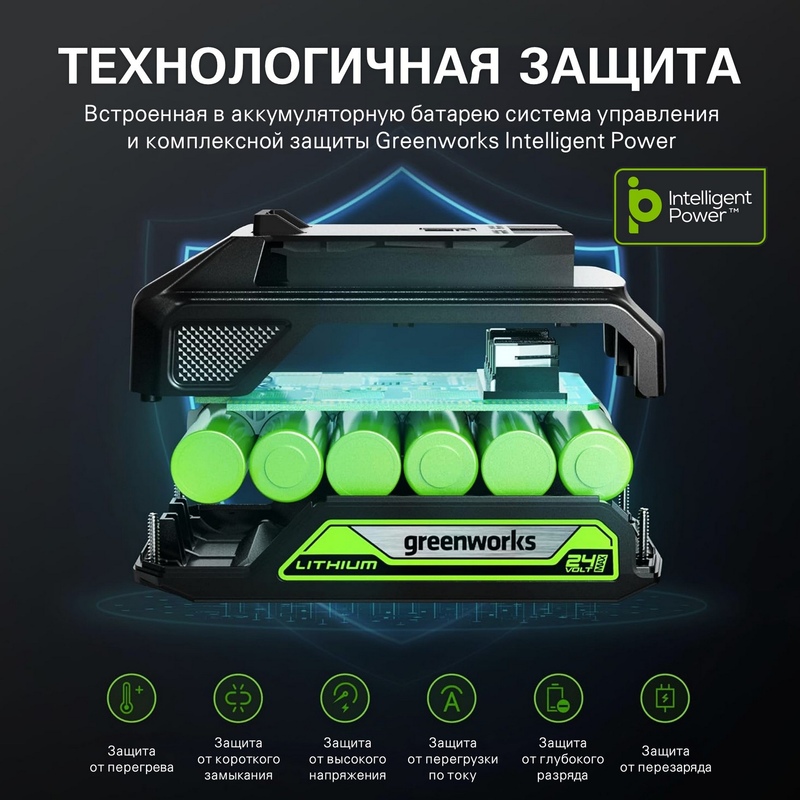 Аккумулятор Greenworks 24V 2 А/ч G24B2