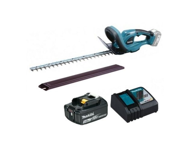 Аккум. кусторез MAKITA LXT DUH 606 RF в кор. (18.0 В, 1 акк., 3.0 А/ч, Li-Ion, длина ножа 600 мм, шаг ножа: 20 мм, вес 5.9 кг) (DUH606RF)