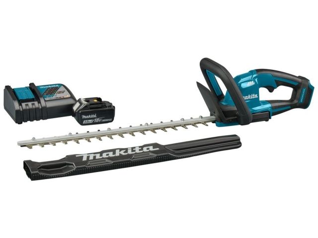 Аккум. кусторез MAKITA LXT DUH 506 RF в кор. (18.0 В, 1 акк. и зарядное , 3.0 А/ч, Li-Ion, длина ножа 500 мм, шаг ножа: 20 мм, вес 5.5 кг) (DUH506RF)