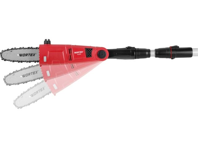 Высоторез WORTEX PS 2001 + насадка-кусторез в кор. (750 Вт, шина 8