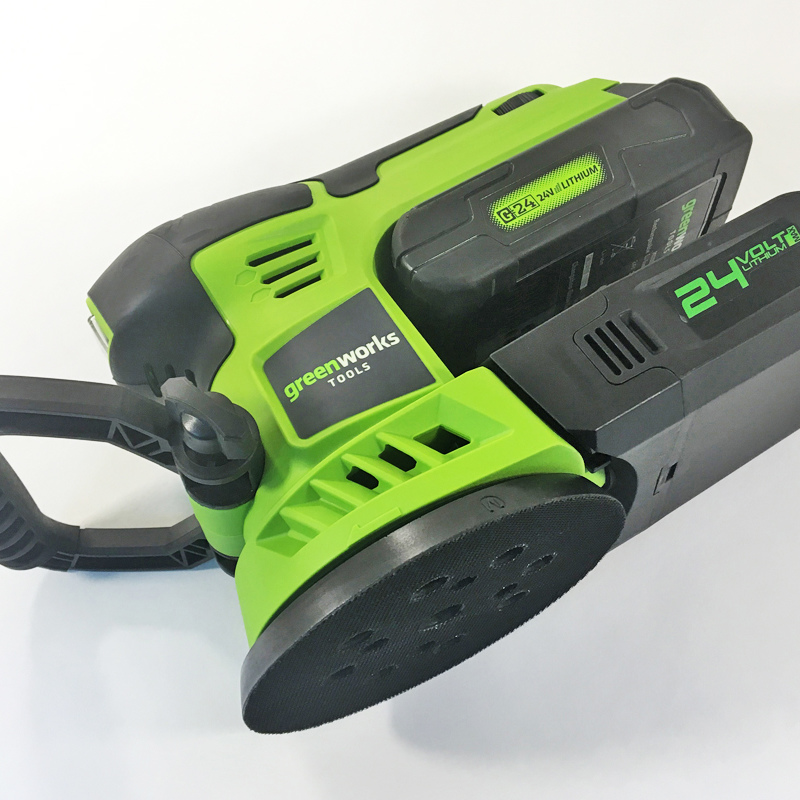Орбитальная шлифмашина Greenworks G24ROS 24V аккумуляторная, без АКБ и ЗУ