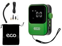 Компрессор автомобильный ECO AE-007 Comfort (7,4 В, 40 Вт, 18 л/мин, 4000 мА·ч, 10 Бар, LED дисплей, режим повербанка, фонарь, 4 насадки, сумка) (EC3010-2)