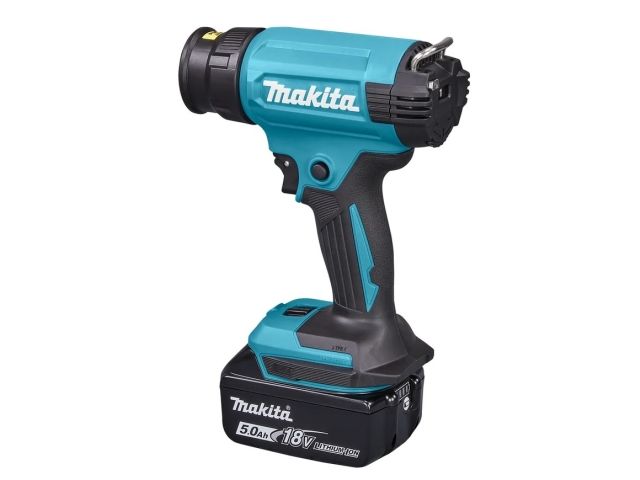 Аккум. термовоздуходувка Makita LXT 18В в кейсе (18В, 550 град, 2 скорости,6 режимов, кейс MakPac ,насадки 5.0Ач х1,з/у) (DHG181RT1J)