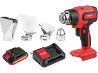 Аккум. термовоздуходувка WORTEX CHG 5518 в кор. ALL1 XLT SET 18 В, 1 скор., 300-550 °C (1333610)