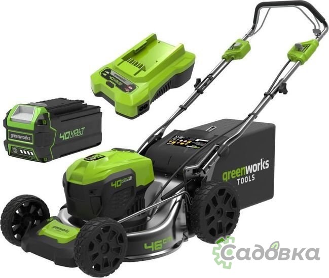 Газонокосилка Greenworks GD40LM46SPK4