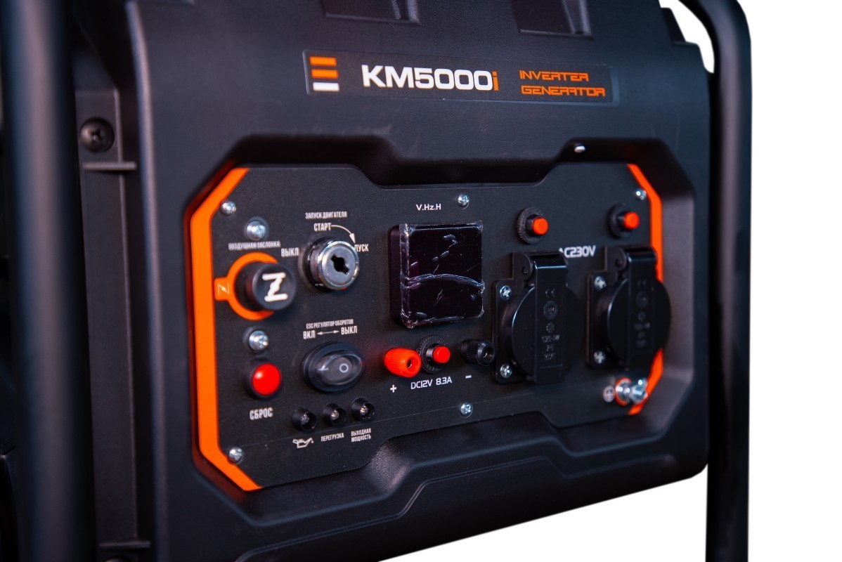 Генератор бензиновый инверторный TOR KM5000i 5,0 кВт 220В 25 л с кнопкой запуска