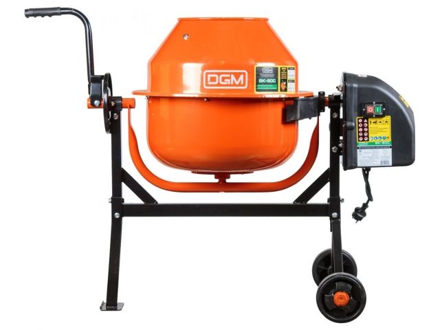 Бетоносмеситель DGM BK-80C (объем 70/55 л, 375 Вт, 230 В, вес 23,5 кг) (DG1540-3)
