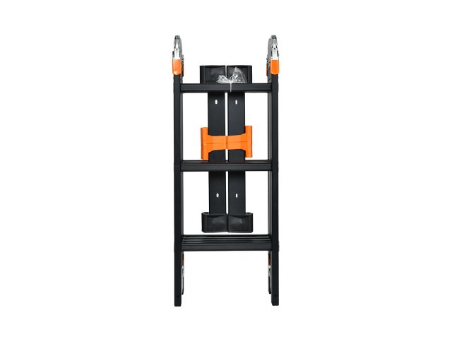 Лестница алюм. многофункц.4х4 ступ.(стрем.-229см,лестн.-465см) 13,8кг BLACK LINE STARTUL (ST9930-04) (усиленное шарнирное соединение, прорезиненные ко (ST9930-04)