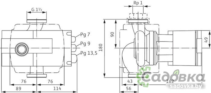 Циркуляционный насос Wilo Stratos 25/1-6