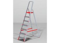 Лестница-стремянка алюм. проф. с широкой ступенью 151 см 7 ступ. 8кг NV3117 Новая Высота (макс. нагрузка 225кг) (3117107)