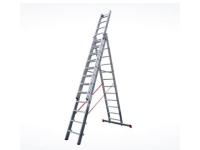 Лестница алюм. 3-х секц. 309/796/328см 3х12 ступ., 23,5кг  NV5230 Новая Высота (макс. нагрузка 150кг) (5230312)
