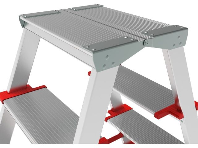 Лестница-стремянка алюм. двухст.67 см 3 ступ. 4,9кг NV 3127 Новая высота (Макс. нагрузка - 225 кг.) (Новая Высота) (3127203)