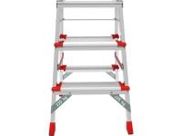 Лестница-стремянка алюм. двухст.67 см 3 ступ. 4,9кг NV 3127 Новая высота (Макс. нагрузка - 225 кг.) (Новая Высота) (3127203)