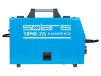 Полуавтомат сварочный Solaris TOPMIG-226 с горелкой 5 м (220В; MIG/FLUX; евроразъем; горелка 5 м; смена полярности) (TOPMIG-226WG5)