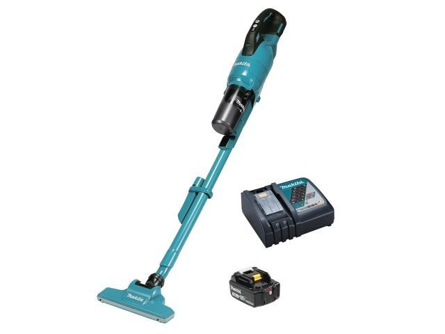 Аккум. пылесос MAKITA LXT DCL286FRF в кор. (18.0 В, 1 акк., 3.0 А/ч, Li-Ion, 0.25 л, самоочистка: нет) (DCL286FRF)