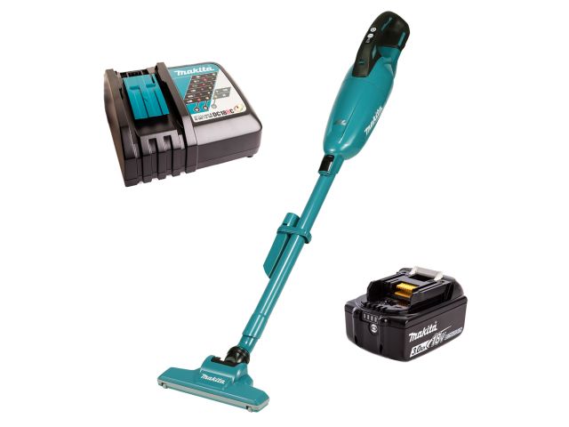 Аккум. пылесос MAKITA LXT DCL284FRF в кор. (18.0 В, 1 акк., 3.0 А/ч, Li-Ion, ЗУ, 0.73 л, самоочистка: нет) (DCL284FRF)