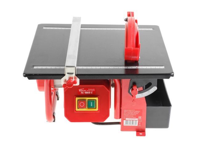 Плиткорез электрический WORTEX TC 1865 C в кор. 650 Вт, 180 мм, глубина до 35 мм (с диском, водная система охлаждения) (TC1865C0011)