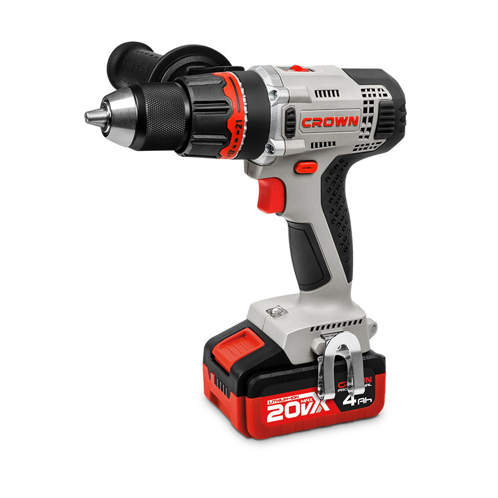 Шуруповерт аккумуляторный CROWN CT21076HMX-4 BMC