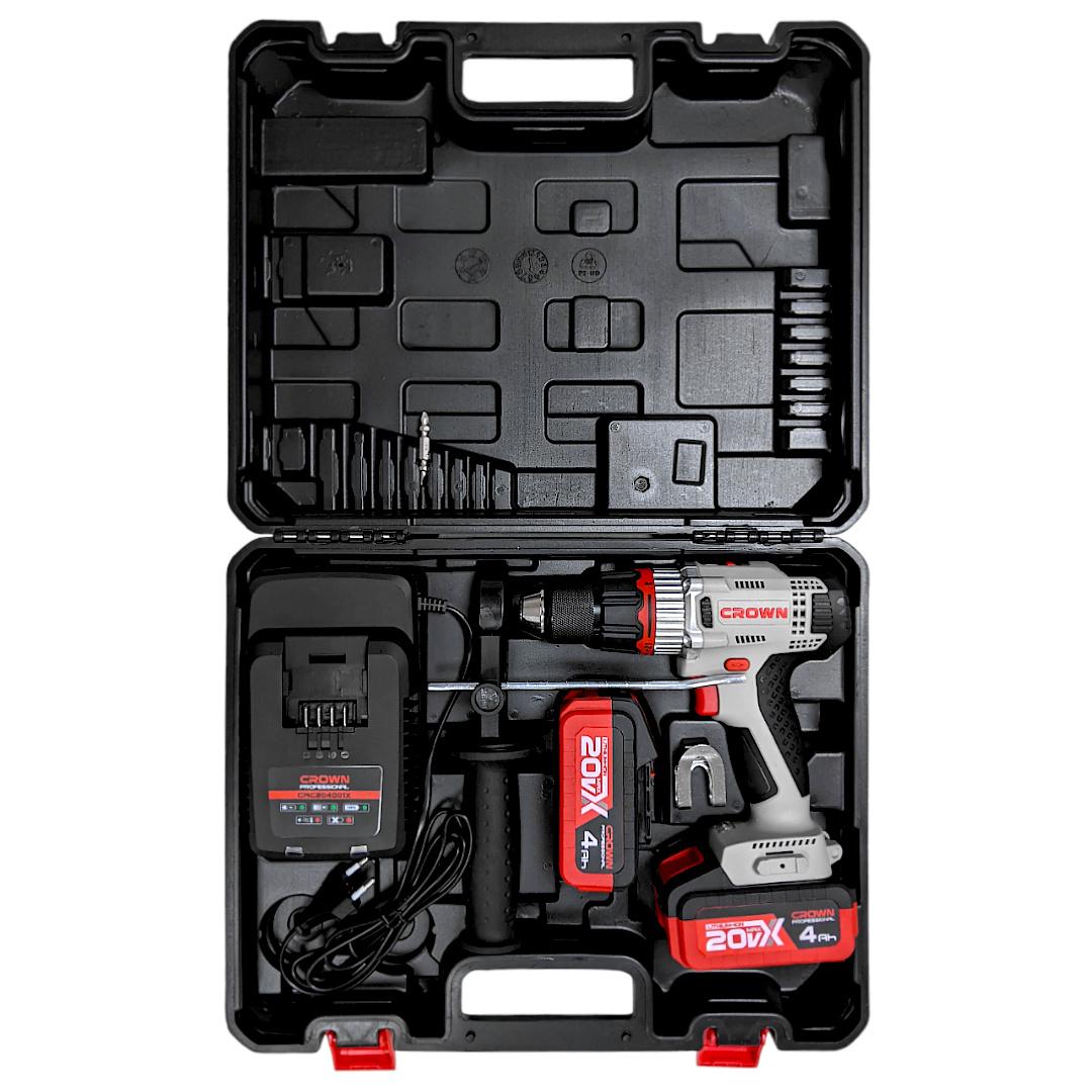 Шуруповерт аккумуляторный CROWN CT21076HMX-4 BMC