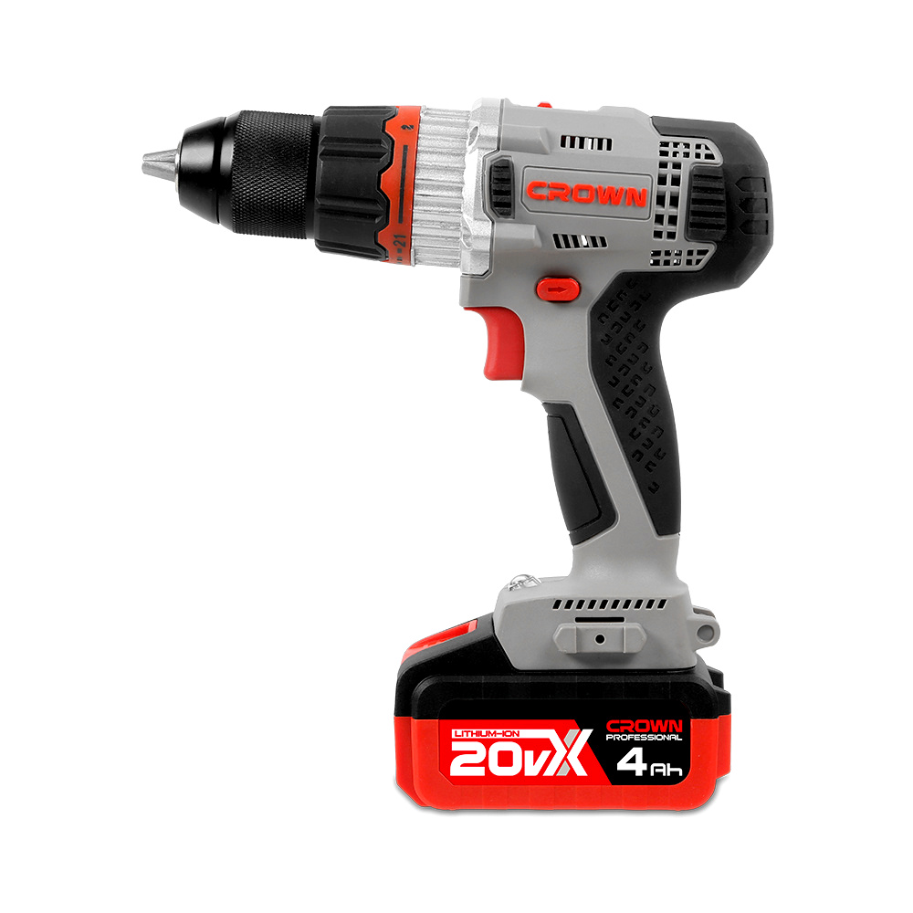 Шуруповерт аккумуляторный CROWN CT21076HMX-4 BMC