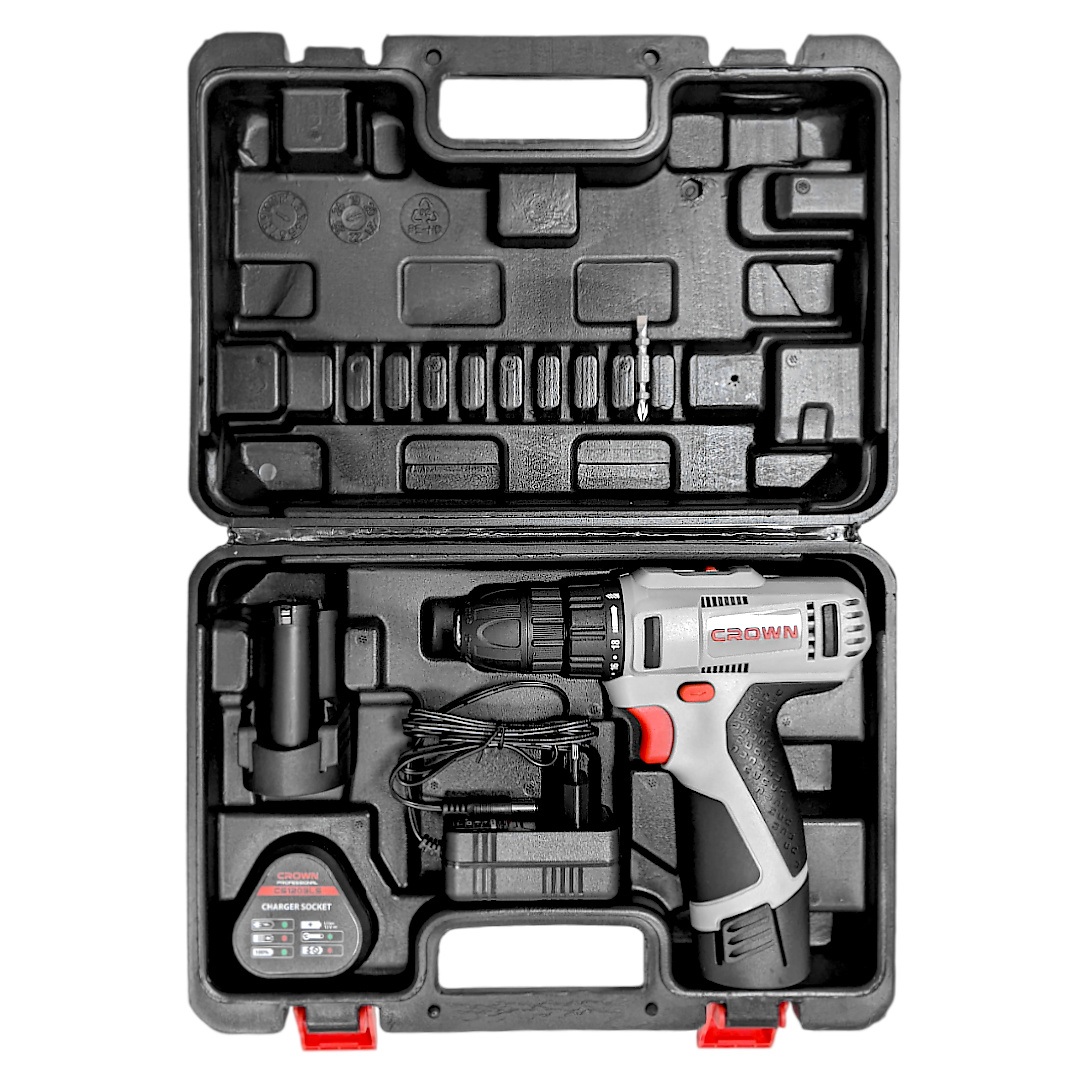 Шуруповерт аккумуляторный CROWN CT21053LH-1.5 BMC