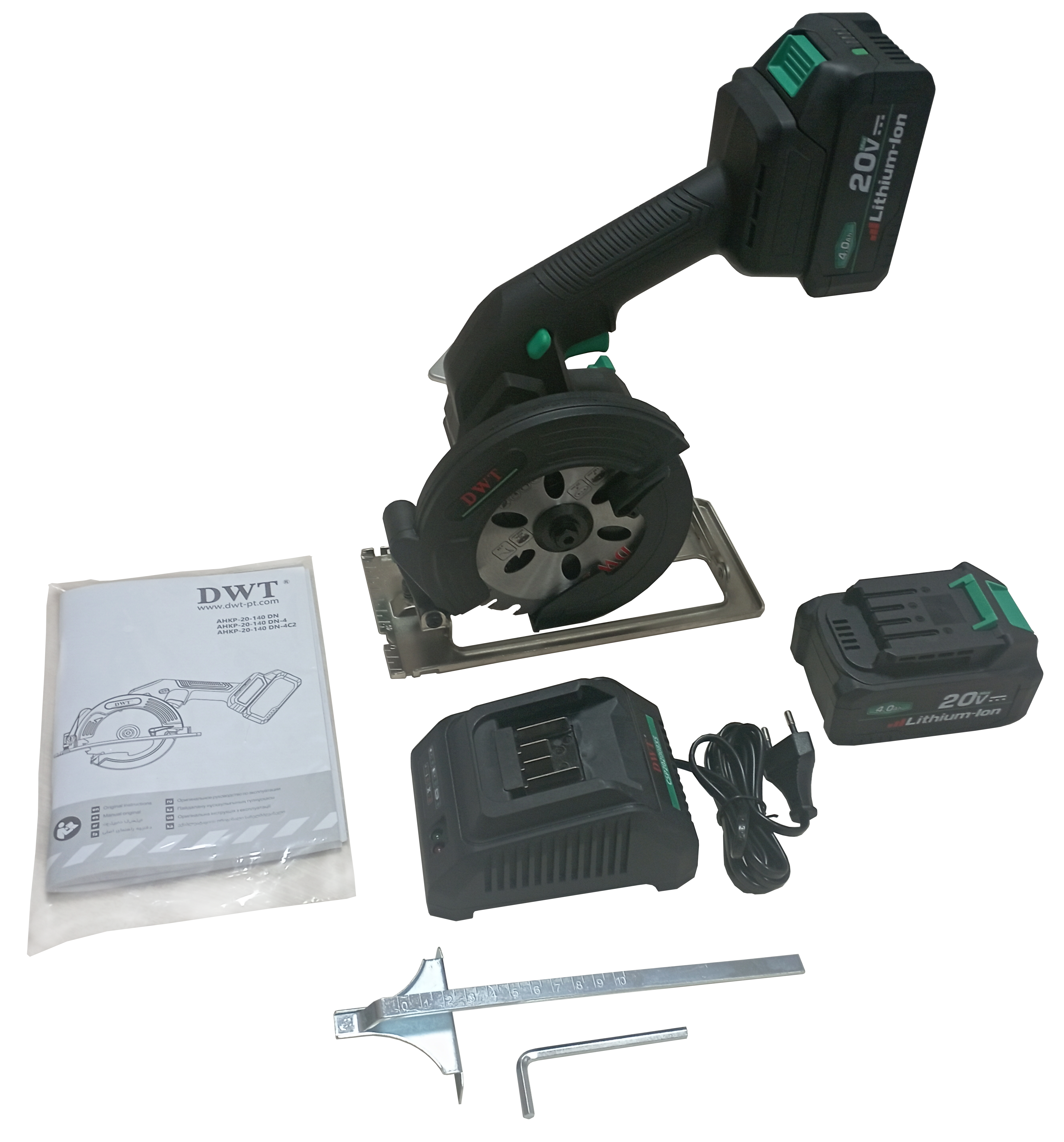 Пила дисковая аккумуляторная DWT AHKP-20-140 DN-4C2