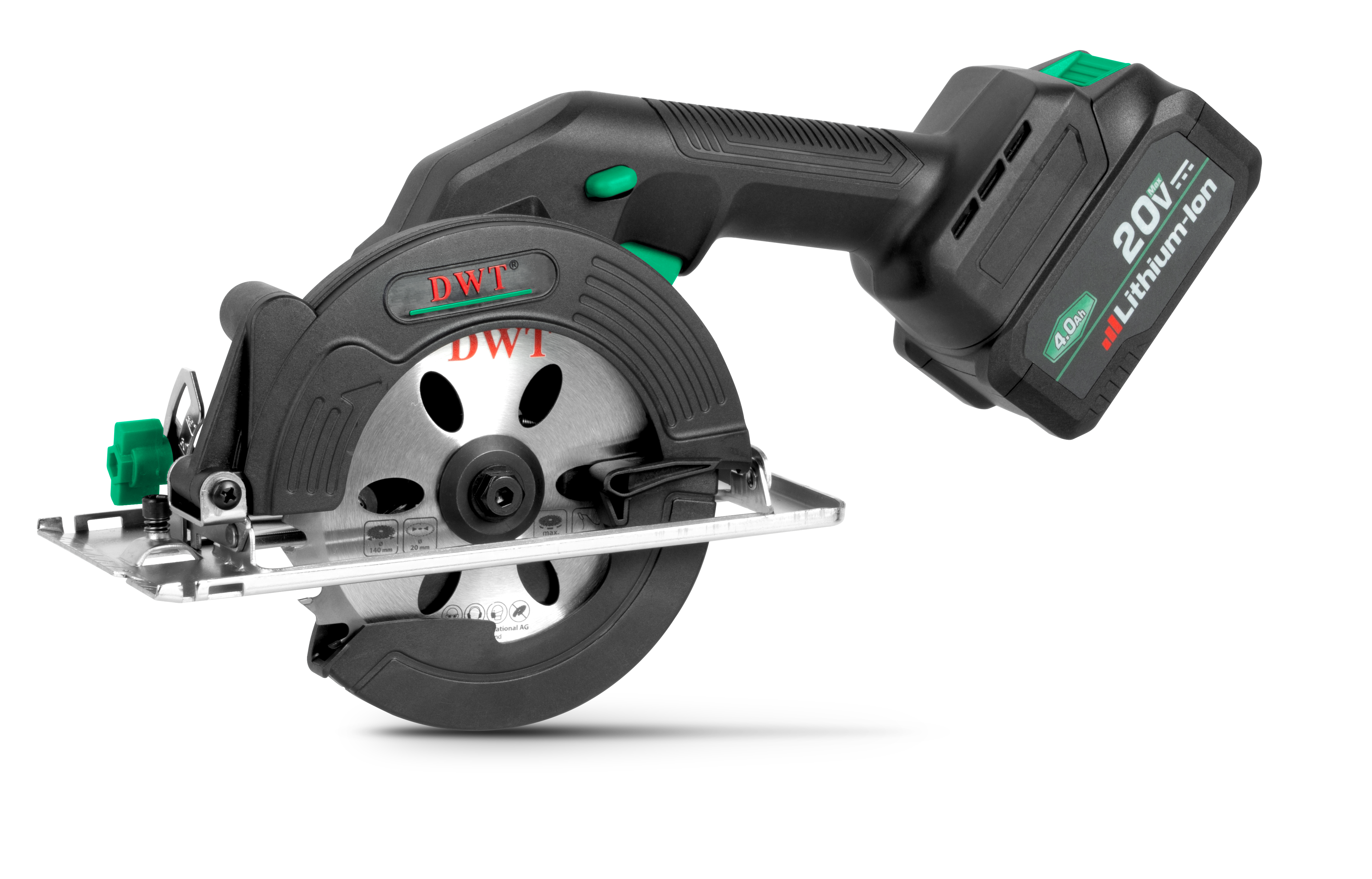 Пила дисковая аккумуляторная DWT AHKP-20-140 DN-4C2