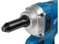 Аккум. заклепочный пистолет BULL CRG 1018 в кор. XLTpro SOLO, БЕСЩЕТ., 25 мм, 10000 Н (2.4, 3.2, 4.0, 4.8 мм, вытяжные, подсветка) (1304593)