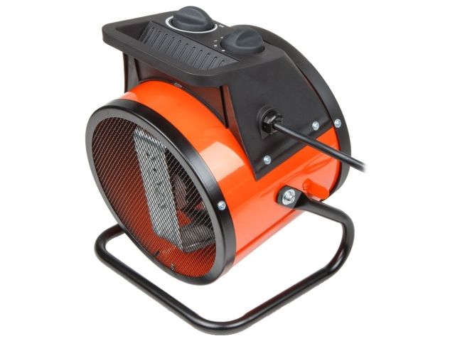 Нагреватель воздуха электр. Ecoterm EHR-03/1D (пушка, 3 кВт, 220 В, термостат,  керамика PTC) (ET1522-1)