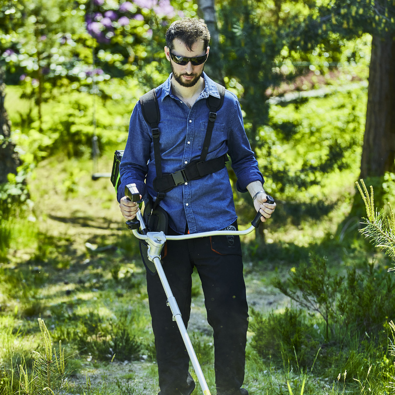 Триммер Greenworks GD40BCB 40V (40 см) аккумуляторный, без АКБ и ЗУ