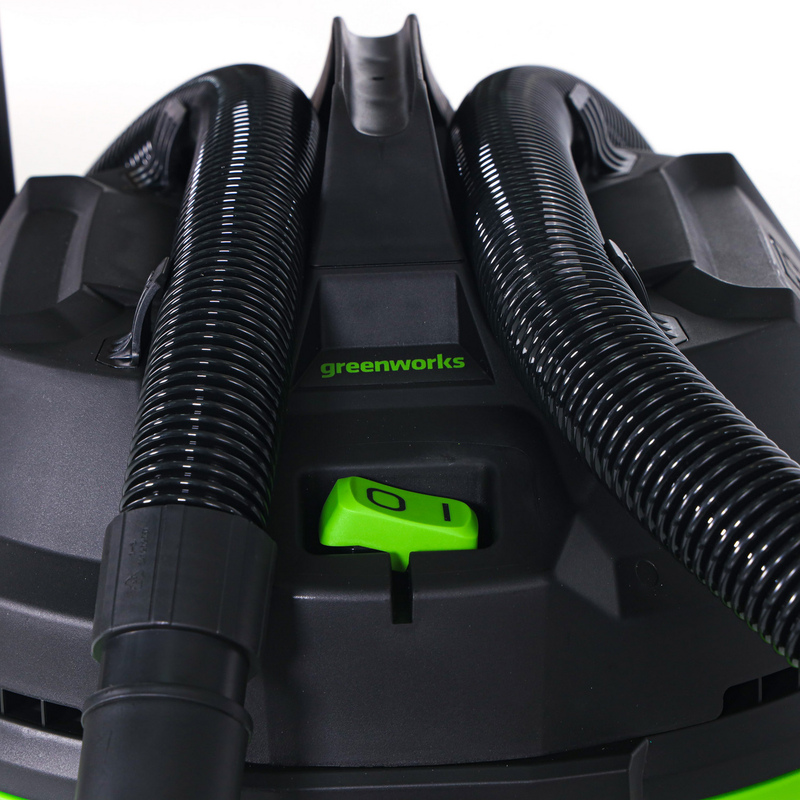 Пылесос строительный Greenworks G120WDV 220V 1200 Вт электрический