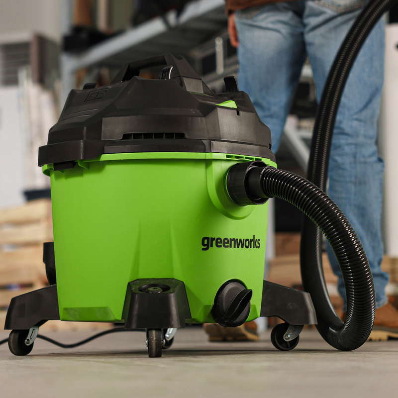 Пылесос строительный Greenworks G120WDV 220V 1200 Вт электрический