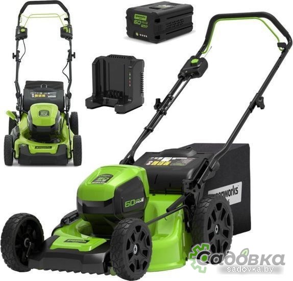 Газонокосилка Greenworks GD60LM46HPK4